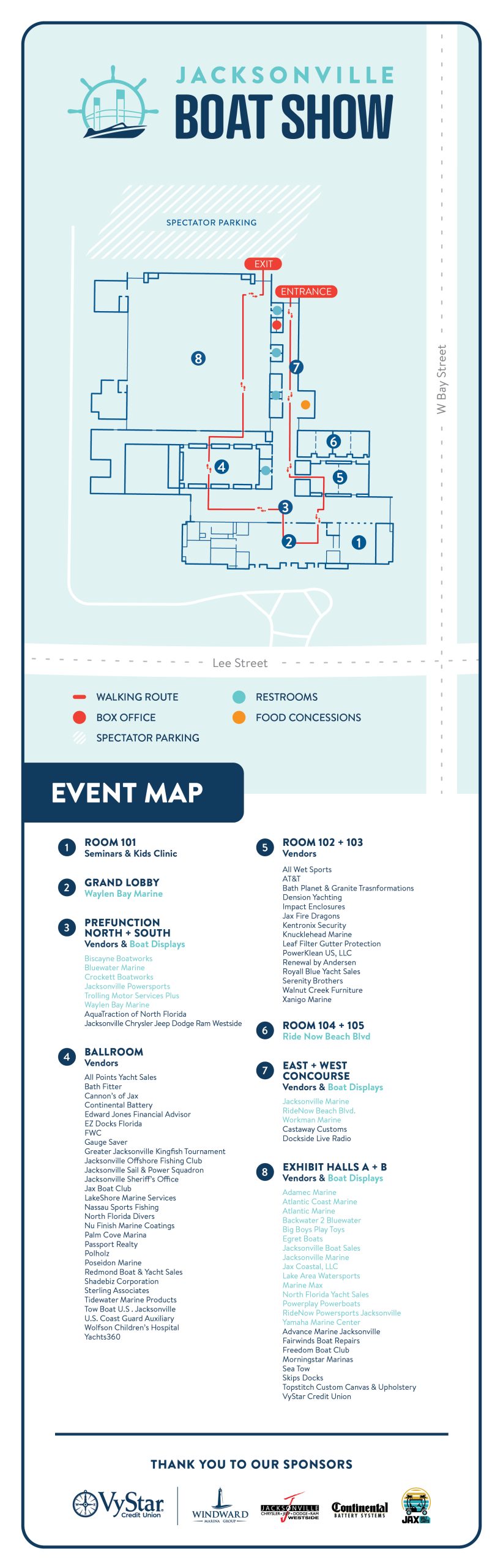 Jacksonville Boat Show Digital Map